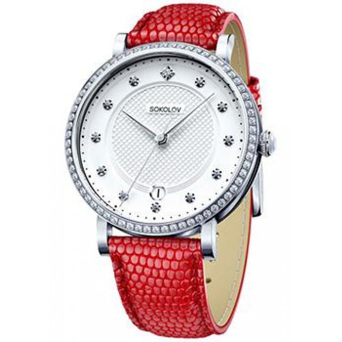 fashion наручные женские часы SOKOLOV 102.30.00.001.04.03.2. Коллекция Enigma W183060