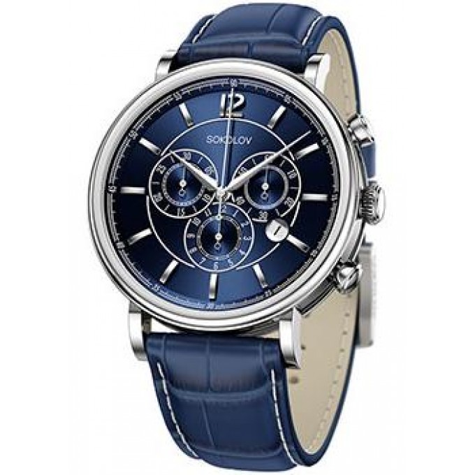 fashion наручные мужские часы SOKOLOV 125.30.00.000.05.03.3. Коллекция Motion W184018