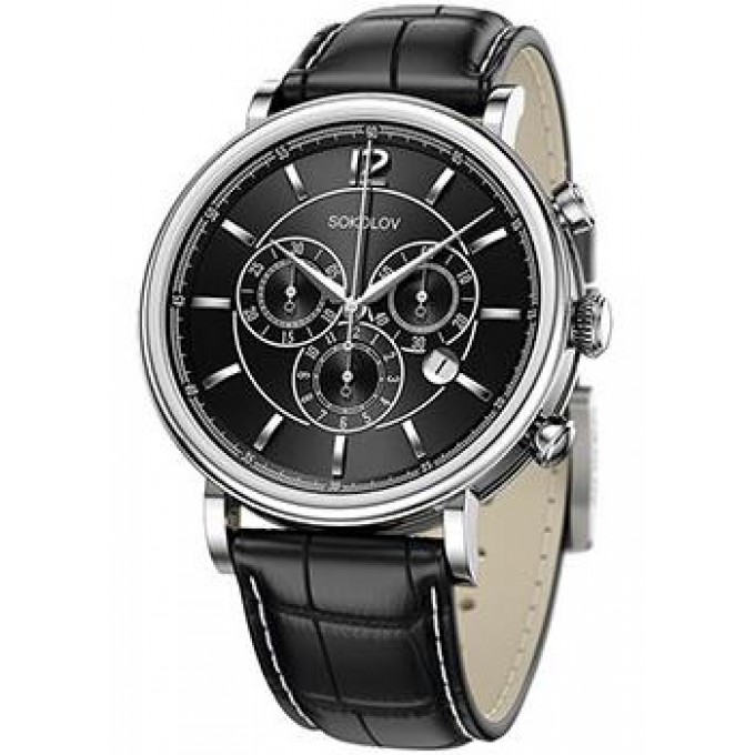 fashion наручные мужские часы SOKOLOV 125.30.00.000.04.01.3. Коллекция Motion W185576
