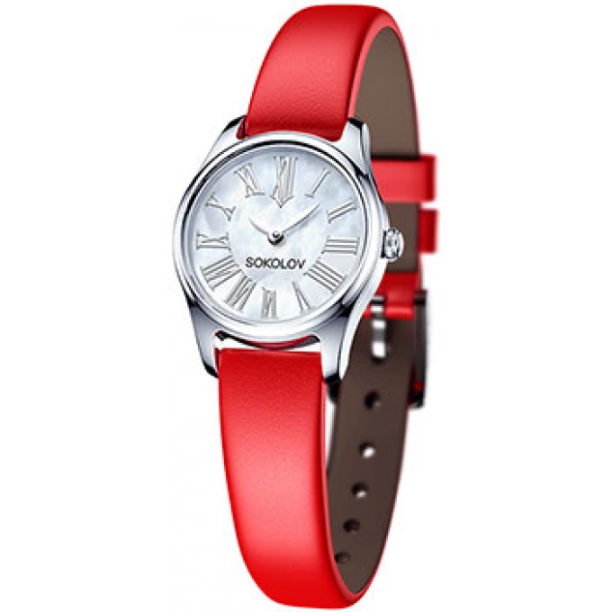 fashion наручные женские часы SOKOLOV 155.30.00.000.01.03.2. Коллекция Flirt W220807